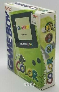 Nintendo Game Boy Color Launch Edition Kiwi Handheld System, New Factory Seeled