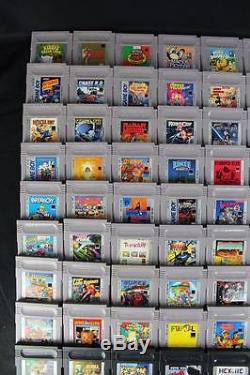 Nintendo Game Boy & Color Lot 251 Total De Tous Les Tests De Travail Collection Instantanée