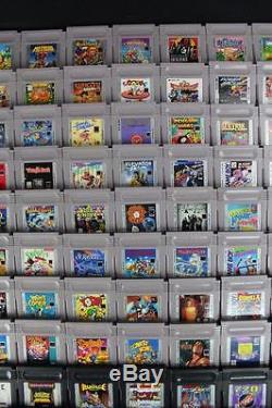 Nintendo Game Boy & Color Lot 251 Total De Tous Les Tests De Travail Collection Instantanée