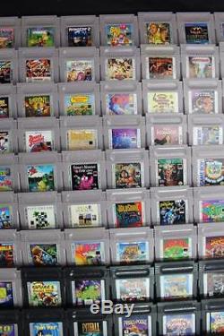 Nintendo Game Boy & Color Lot 251 Total De Tous Les Tests De Travail Collection Instantanée