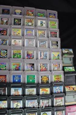 Nintendo Game Boy & Color Lot 251 Total De Tous Les Tests De Travail Collection Instantanée