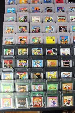 Nintendo Game Boy & Color Lot 251 Total De Tous Les Tests De Travail Collection Instantanée