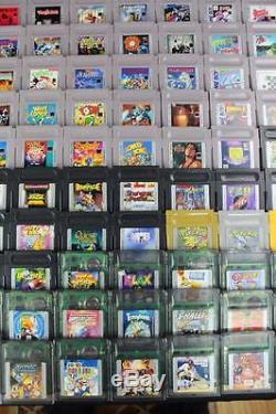 Nintendo Game Boy & Color Lot 251 Total De Tous Les Tests De Travail Collection Instantanée