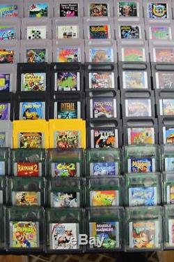 Nintendo Game Boy & Color Lot 251 Total De Tous Les Tests De Travail Collection Instantanée