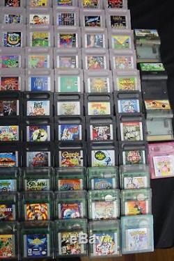 Nintendo Game Boy & Color Lot 251 Total De Tous Les Tests De Travail Collection Instantanée