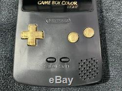 Nintendo Game Boy Color Lumière Noire / Or Bennvenn Freckleshack