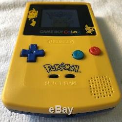 Nintendo Game Boy Color Lumière Pikachu Yellowithblue (rétro-éclairage Mod)