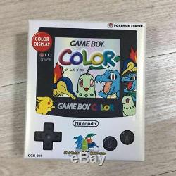 Nintendo Game Boy Color Or Et L'argent De Poche Monstre Pokemon Memorial Version