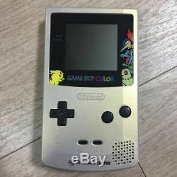 Nintendo Game Boy Color Or Et L'argent De Poche Monstre Pokemon Memorial Version