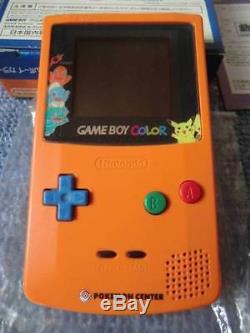 Nintendo Game Boy Color Orange Console Japon Pokemon Centre Modèle Limité
