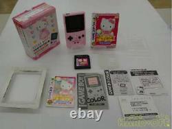 Nintendo Game Boy Color Pink Hello Kitty Limited Edition & Sweet Aventure Jp