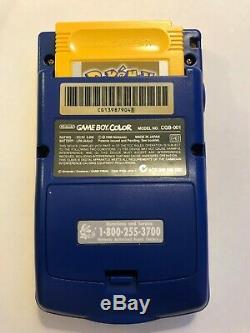 Nintendo Game Boy Color Pok'mon System Edition De Poche Jaune