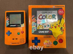 Nintendo Game Boy Color Pokemon Center 3e Anniversaire Édition Limitée En Boîte