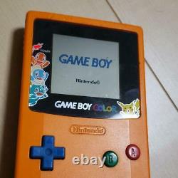 Nintendo Game Boy Color Pokemon Center 3ème Anniversaire Édition Limitée D'orange