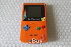 Nintendo Game Boy Color Pokemon Centre 3ème Anniversaire Orange Japanese Rare Box