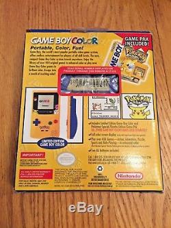 Nintendo Game Boy Color Pokémon Jaune Edition Complet Avec Boîte