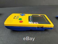 Nintendo Game Boy Color Pokemon Limitée Système Jaune Complete Edition Box Lire