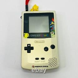 Nintendo Game Boy Color Pokémon Or et Argent Édition Anniversaire Pikachu Zelda