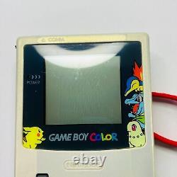 Nintendo Game Boy Color Pokemon Or et Argent Version Anniversaire Pikachu Zelda