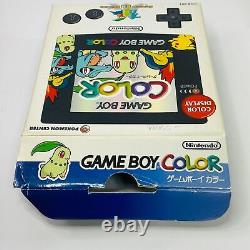 Nintendo Game Boy Color Pokemon Or et Argent Version Anniversaire Pikachu Zelda