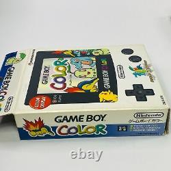 Nintendo Game Boy Color Pokemon Or et Argent Version Anniversaire Pikachu Zelda