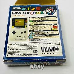 Nintendo Game Boy Color Pokemon Or et Argent Version Anniversaire Pikachu Zelda