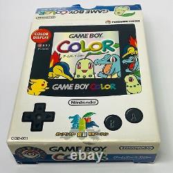 Nintendo Game Boy Color Pokemon Or et Argent Version Anniversaire Pikachu Zelda