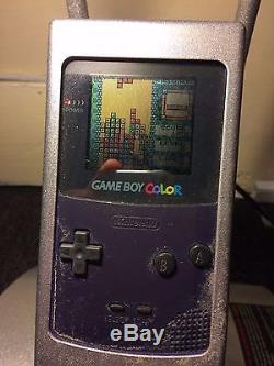 Nintendo Game Boy Color Purple Kiosque De Console Comprend La Démo Rare Promotion Besoin De Travail