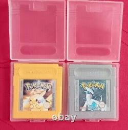 Nintendo Game Boy Color Rouge Bundle Pokémon Argent Pokémon Jaune