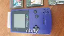 Nintendo Game Boy Color Système de jeu portable en boîte Grape