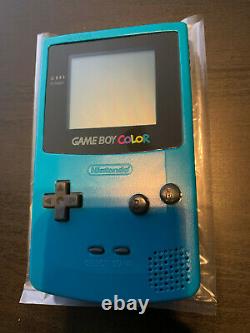 Nintendo Game Boy Color Teal Handheld Console Open Box Nouveau