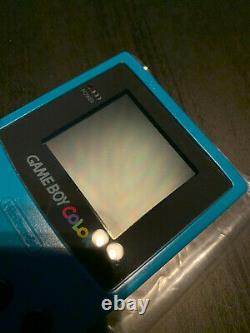 Nintendo Game Boy Color Teal Handheld Console Open Box Nouveau