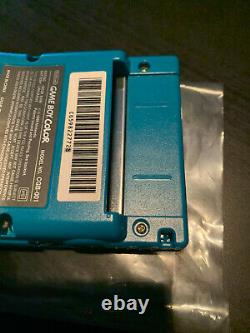 Nintendo Game Boy Color Teal Handheld Console Open Box Nouveau