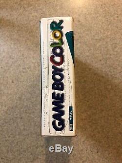 Nintendo Game Boy Color Teal Nouveau Dans Une Boîte Scellée (nib)