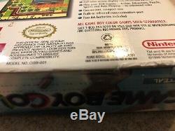 Nintendo Game Boy Color Teal Nouveau Dans Une Boîte Scellée (nib)