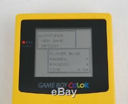 Nintendo Game Boy Color Tommy Hilfiger Jaune Special Edition (cgb-001)