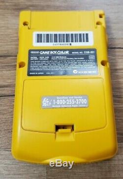 Nintendo Game Boy Color Tommy Hilfiger Special Edition Jaune Cgb-001 Excellente