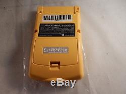 Nintendo Game Boy Color Tommy Hilfiger Yellow System (new In Box, Rare!) # S683
