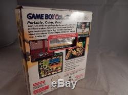 Nintendo Game Boy Color Tommy Hilfiger Yellow System (new In Box, Rare!) # S683