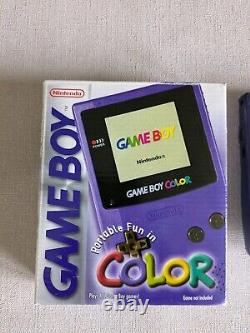 Nintendo Game Boy Color Violet (boîte et complet)