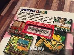 Nintendo Game Boy Color (berry) Console À Main Brand New Sealed