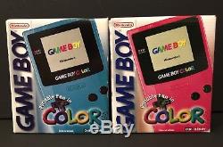 Nintendo Game Boy Color (berry & Teal) Marque Nouvelle Usine Scellée
