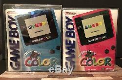 Nintendo Game Boy Color (berry & Teal) Marque Nouvelle Usine Scellée