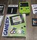 Nintendo Game Boy Color Vert Kiwi/lime Avec Boîte, Manuels Et Bundle De Jeux