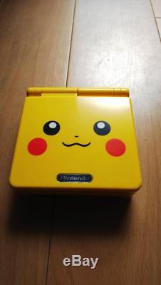 Nintendo Game Boy Console Advance Sp Pokemon Center Pikachu Couleur Limitée