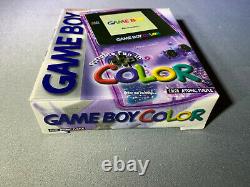 Nintendo Game Boy Console Couleur Atomique Violet Marque Nouveau Bas Joint Ouvert