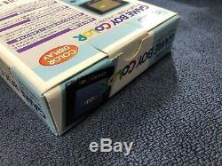 Nintendo Game Boy Console Couleur Ice Blue Toys R Us Limitée Open Box Nouveau