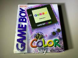 Nintendo Game Boy Couleur Atomic Purple Console Open Box