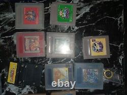 Nintendo Game Boy Couleur Bleu Glace Système Portable Lot