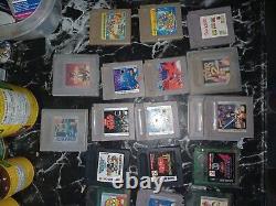 Nintendo Game Boy Couleur Bleu Glace Système Portable Lot